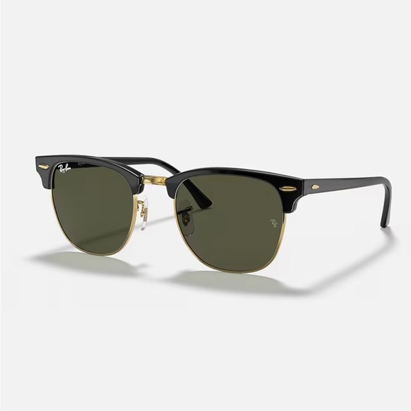 New Ray-Ban Clubmaster Classic, Polished Red Havana